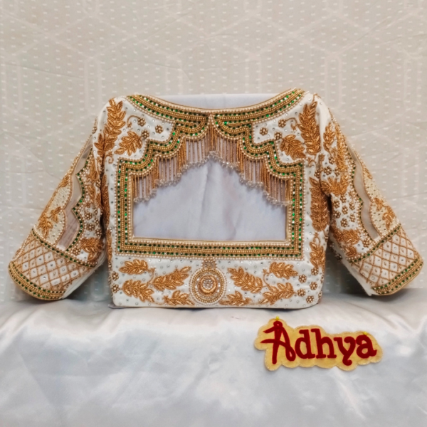 Bridal aari work blouse