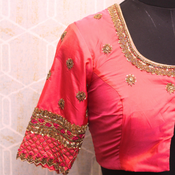 Medium aari work blouse