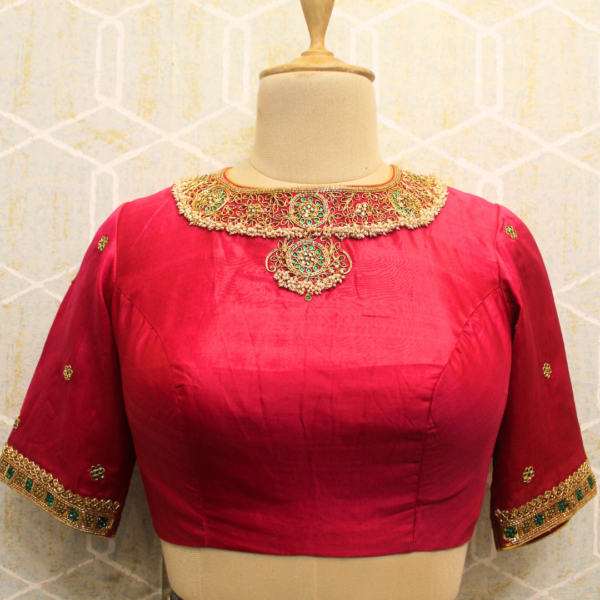 Medium aari work blouse