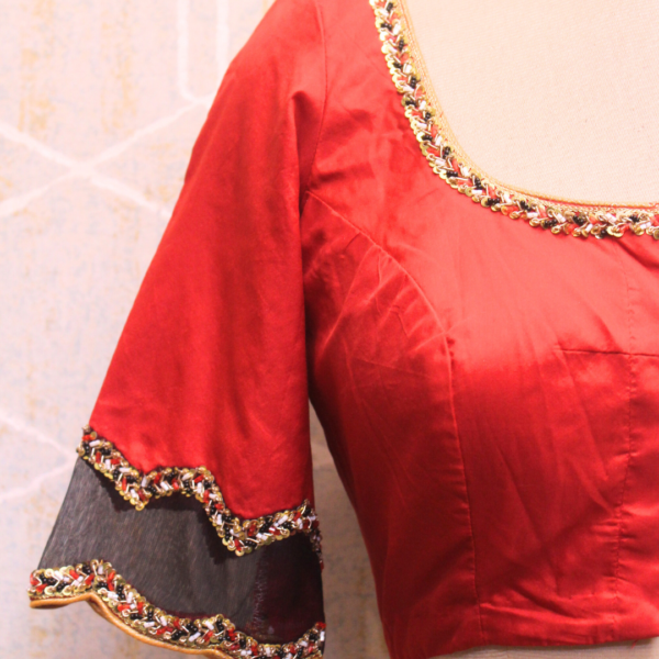 Simple aari work blouse