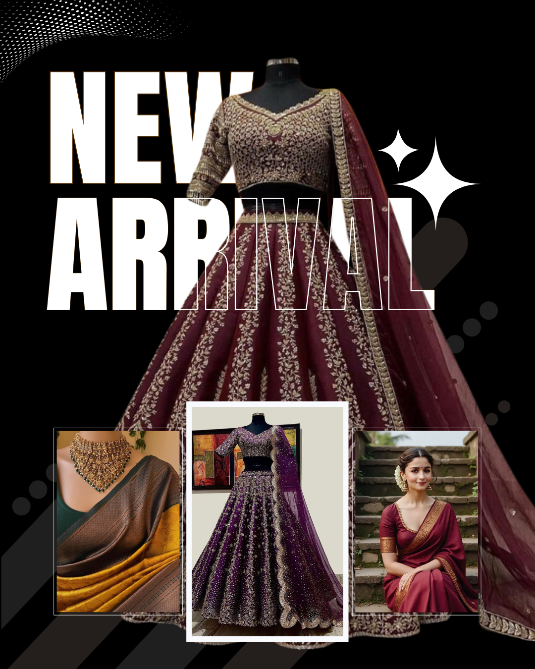 Black and White Photocentric New Arrival Instagram Post