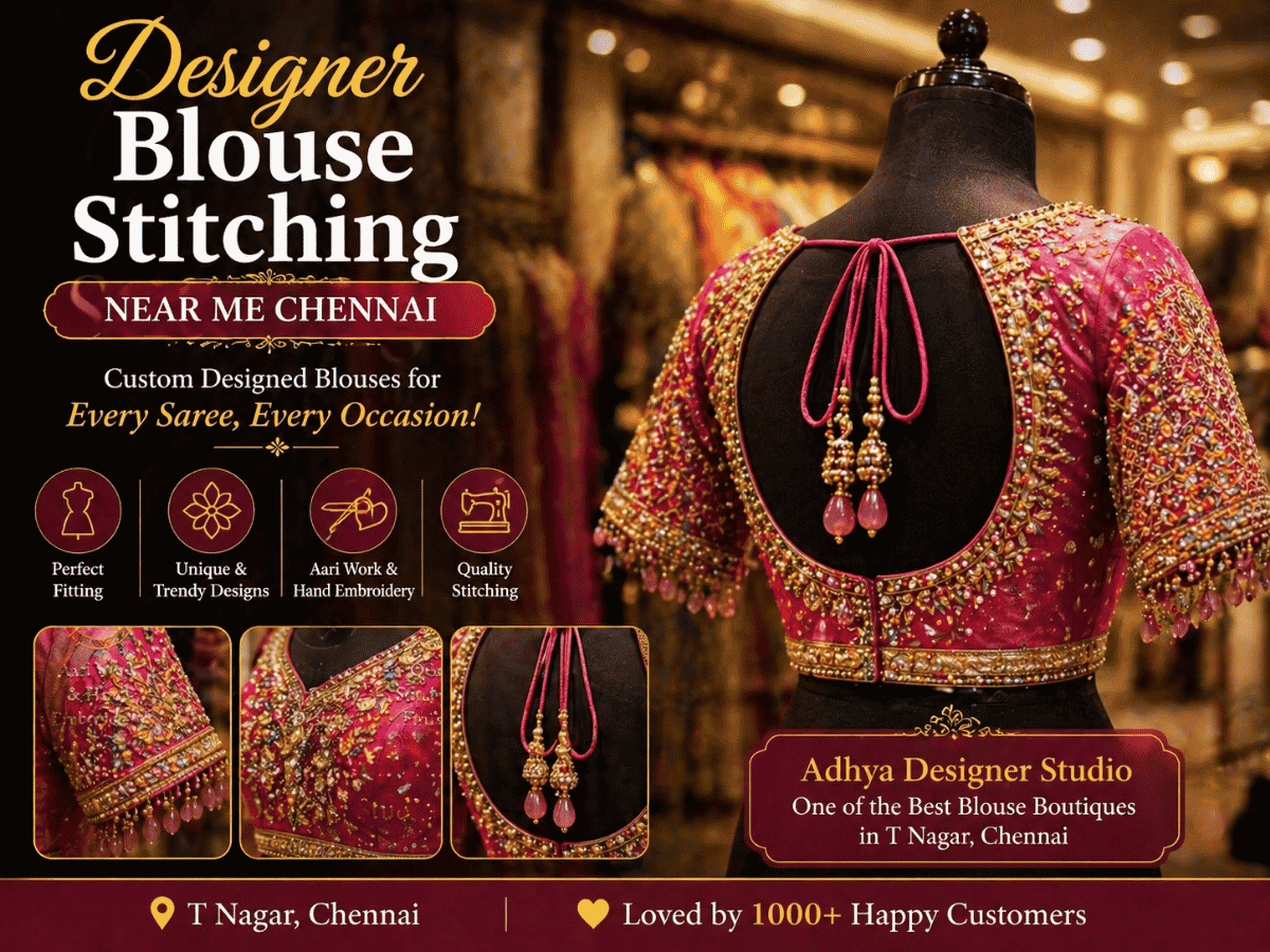 designer blouse stitching in chennai